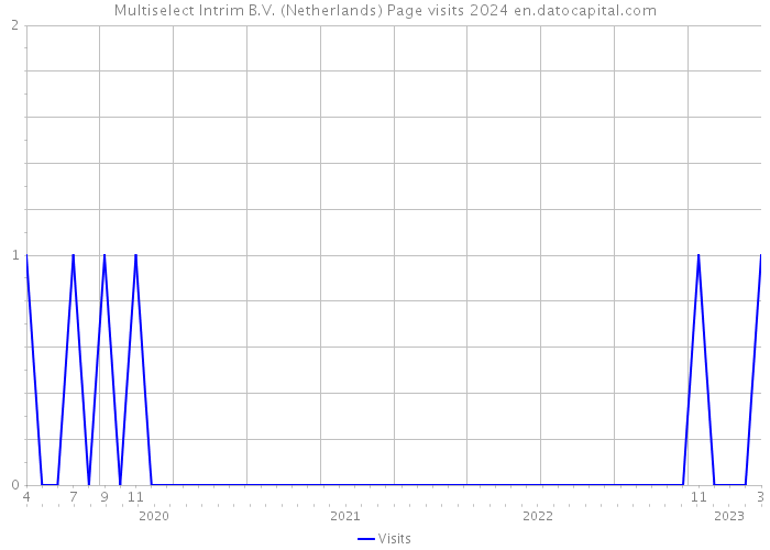 Multiselect Intrim B.V. (Netherlands) Page visits 2024 