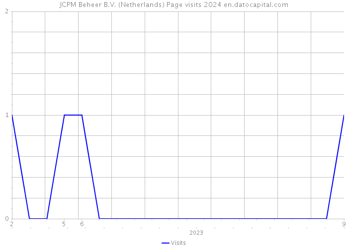 JCPM Beheer B.V. (Netherlands) Page visits 2024 