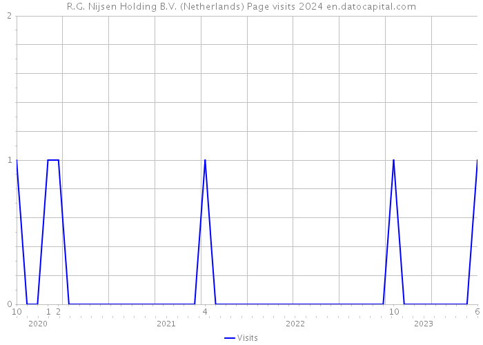 R.G. Nijsen Holding B.V. (Netherlands) Page visits 2024 