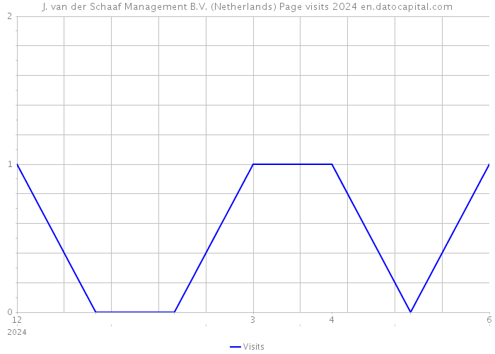 J. van der Schaaf Management B.V. (Netherlands) Page visits 2024 