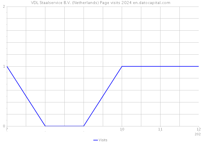 VDL Staalservice B.V. (Netherlands) Page visits 2024 