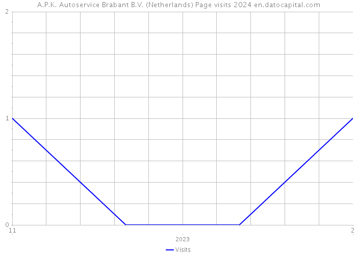 A.P.K. Autoservice Brabant B.V. (Netherlands) Page visits 2024 