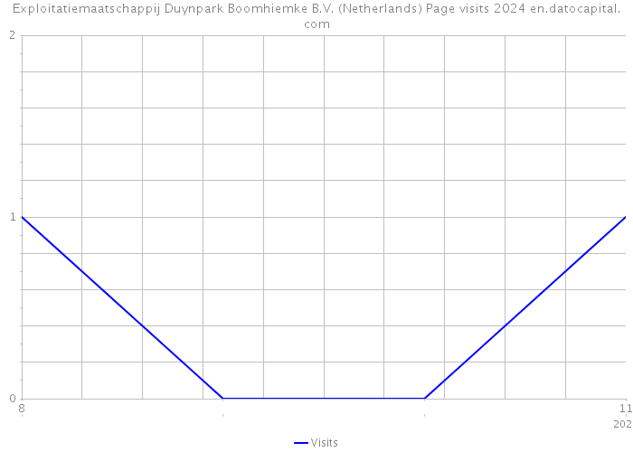 Exploitatiemaatschappij Duynpark Boomhiemke B.V. (Netherlands) Page visits 2024 