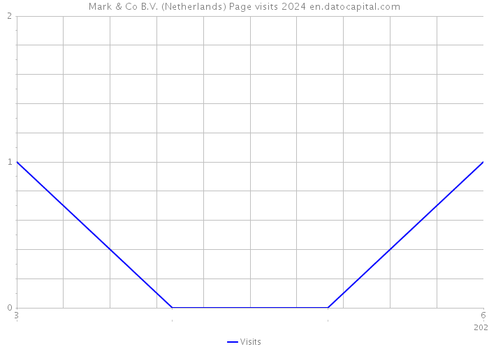 Mark & Co B.V. (Netherlands) Page visits 2024 