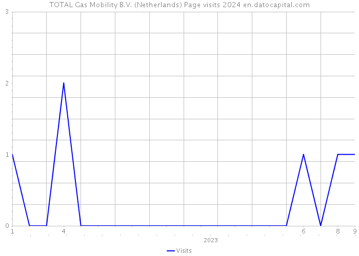 TOTAL Gas Mobility B.V. (Netherlands) Page visits 2024 