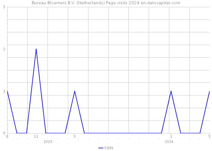 Bureau Bloemers B.V. (Netherlands) Page visits 2024 