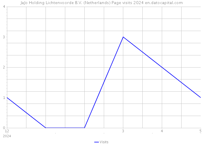 JaJo Holding Lichtenvoorde B.V. (Netherlands) Page visits 2024 