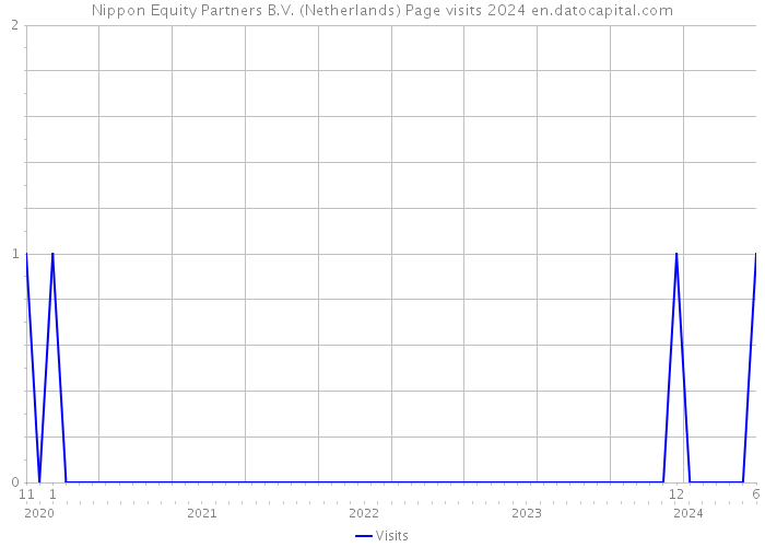 Nippon Equity Partners B.V. (Netherlands) Page visits 2024 