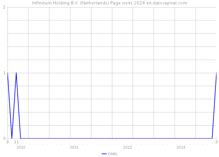 Infinitum Holding B.V. (Netherlands) Page visits 2024 