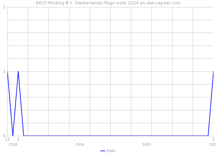 INCO Holding B.V. (Netherlands) Page visits 2024 