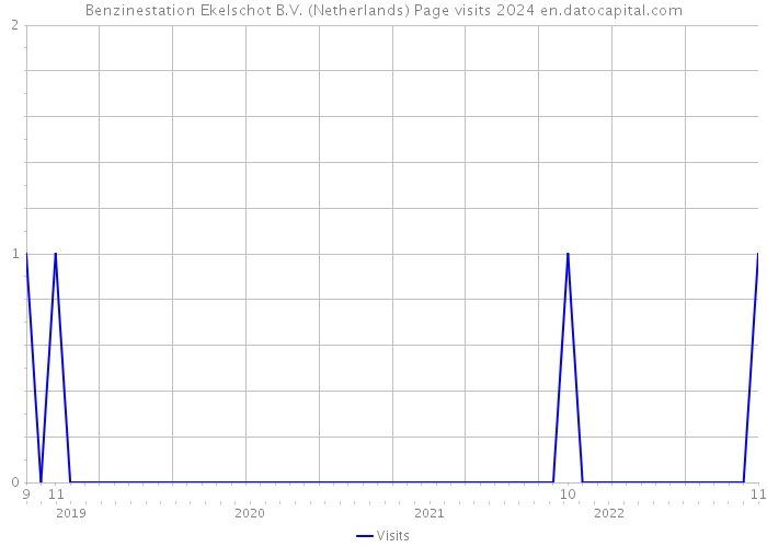 Benzinestation Ekelschot B.V. (Netherlands) Page visits 2024 