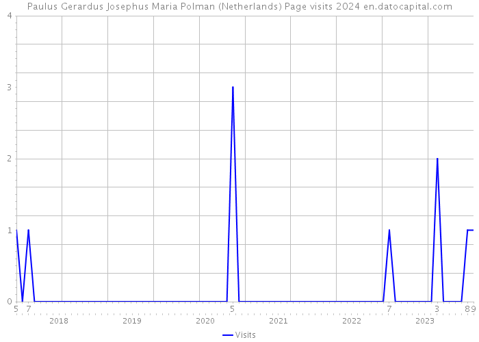 Paulus Gerardus Josephus Maria Polman (Netherlands) Page visits 2024 
