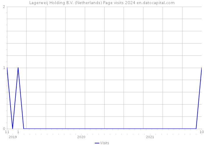 Lagerweij Holding B.V. (Netherlands) Page visits 2024 