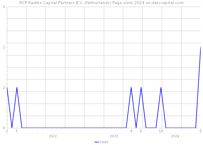 RCP Radtke Capital Partners B.V. (Netherlands) Page visits 2024 