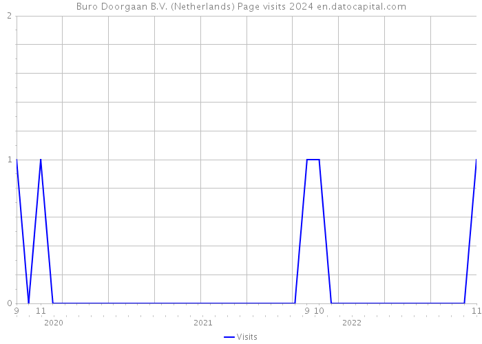 Buro Doorgaan B.V. (Netherlands) Page visits 2024 