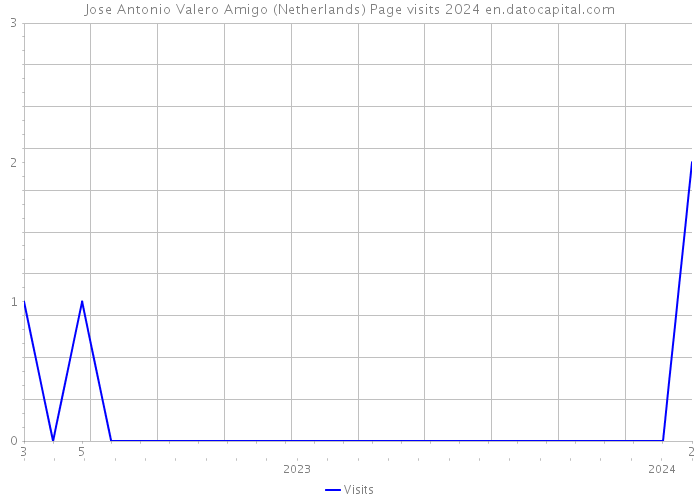 Jose Antonio Valero Amigo (Netherlands) Page visits 2024 