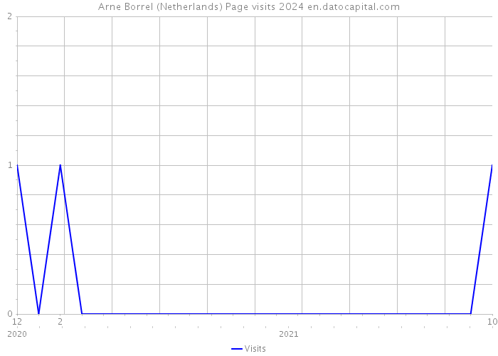 Arne Borrel (Netherlands) Page visits 2024 