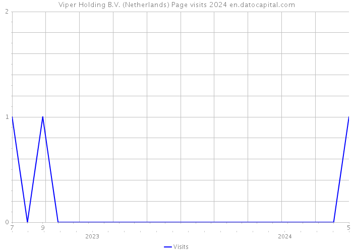 Viper Holding B.V. (Netherlands) Page visits 2024 