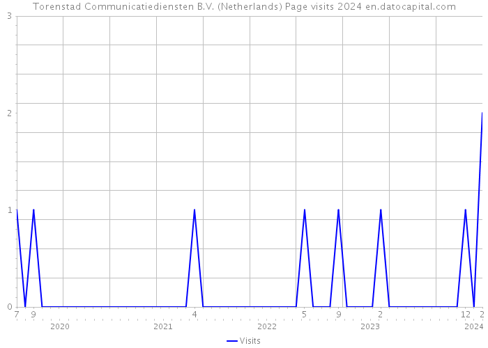 Torenstad Communicatiediensten B.V. (Netherlands) Page visits 2024 