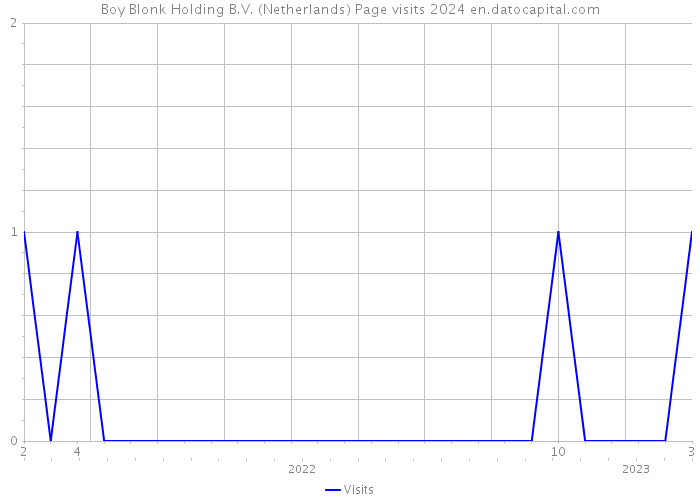 Boy Blonk Holding B.V. (Netherlands) Page visits 2024 