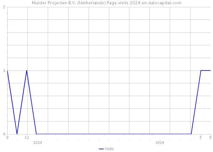 Mulder Projecten B.V. (Netherlands) Page visits 2024 