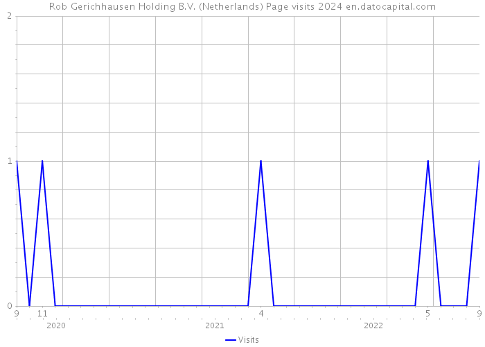 Rob Gerichhausen Holding B.V. (Netherlands) Page visits 2024 