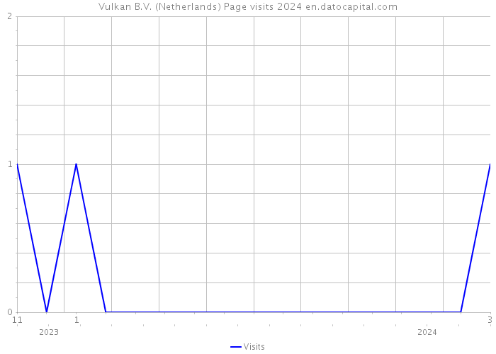 Vulkan B.V. (Netherlands) Page visits 2024 
