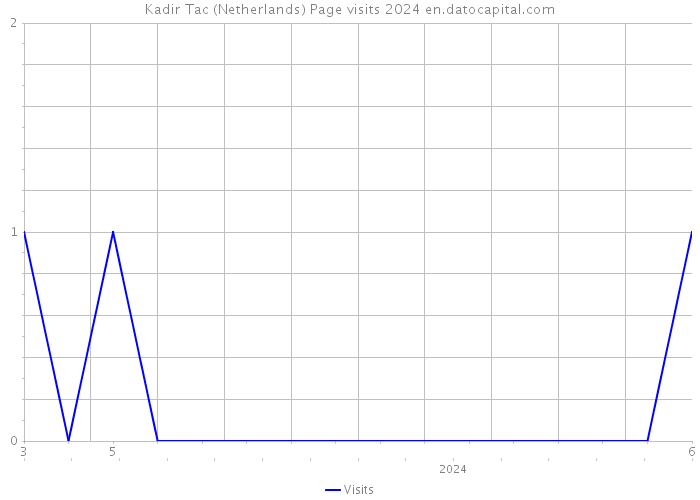 Kadir Tac (Netherlands) Page visits 2024 