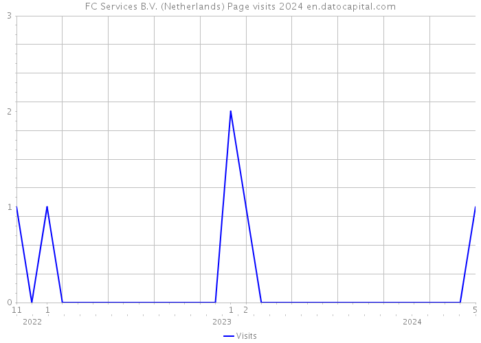 FC Services B.V. (Netherlands) Page visits 2024 