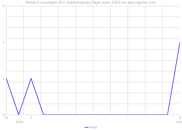 Metal Consultants B.V. (Netherlands) Page visits 2024 
