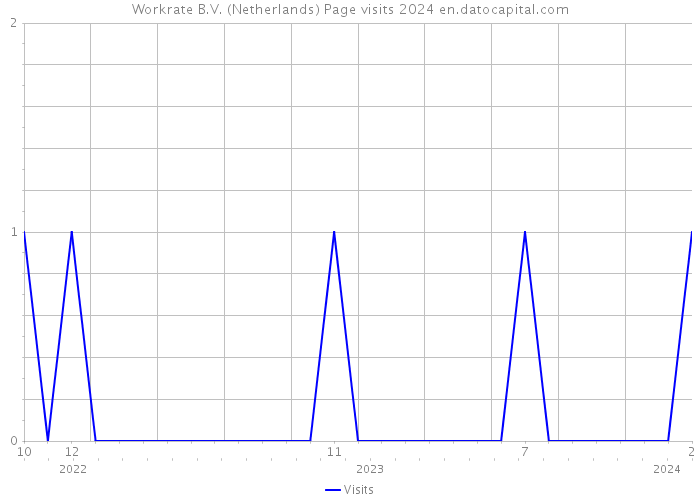 Workrate B.V. (Netherlands) Page visits 2024 