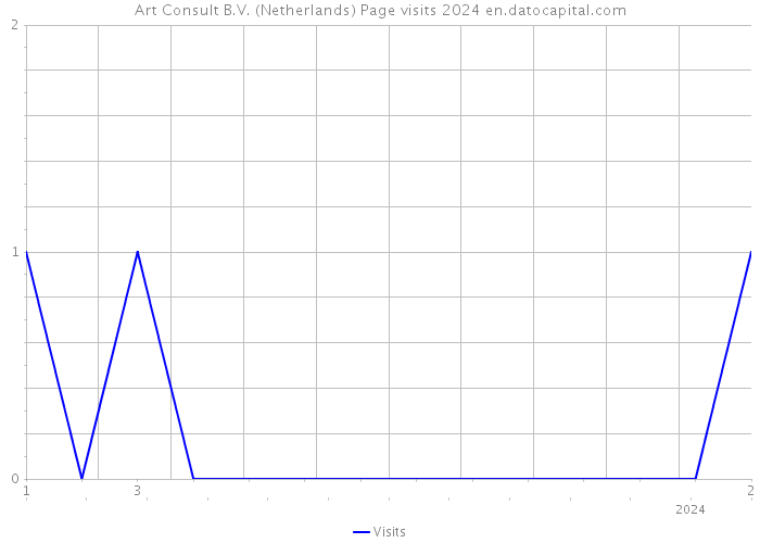 Art Consult B.V. (Netherlands) Page visits 2024 