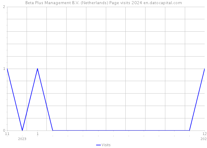 Beta Plus Management B.V. (Netherlands) Page visits 2024 
