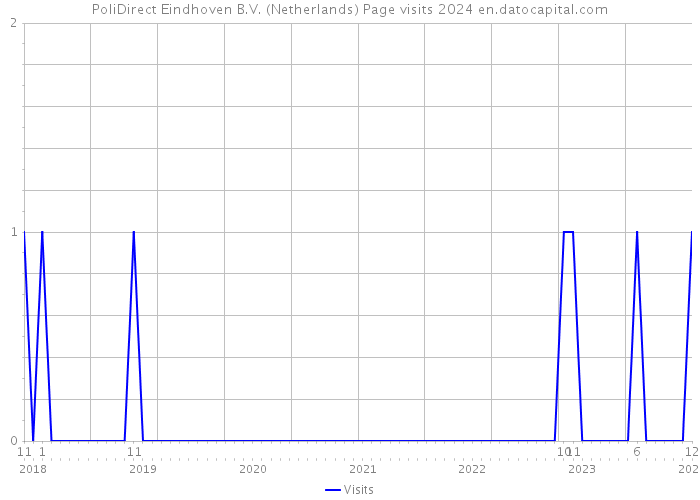 PoliDirect Eindhoven B.V. (Netherlands) Page visits 2024 