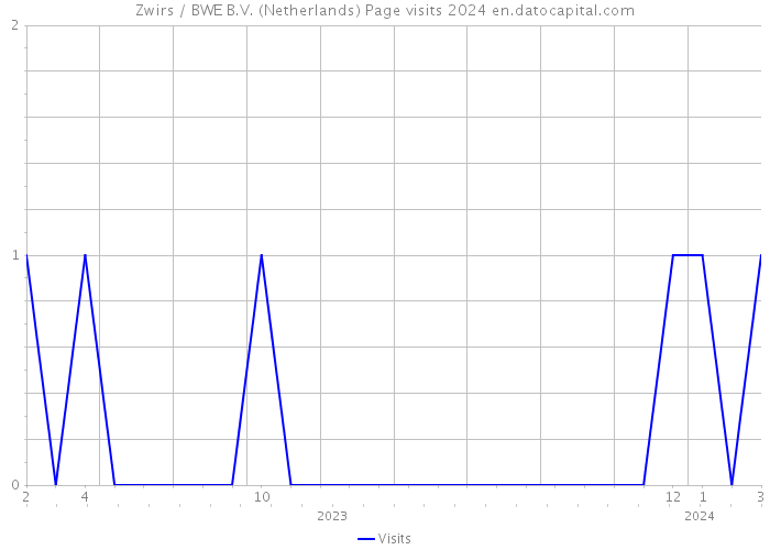 Zwirs / BWE B.V. (Netherlands) Page visits 2024 