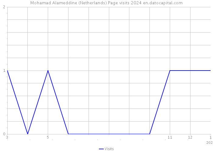 Mohamad Alameddine (Netherlands) Page visits 2024 