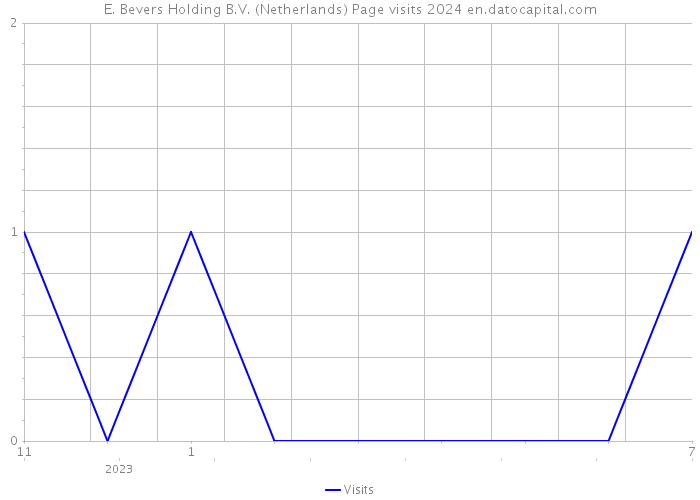 E. Bevers Holding B.V. (Netherlands) Page visits 2024 