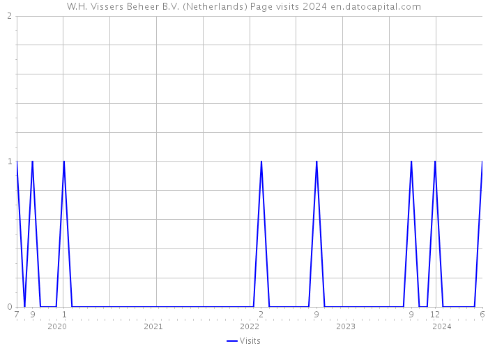 W.H. Vissers Beheer B.V. (Netherlands) Page visits 2024 