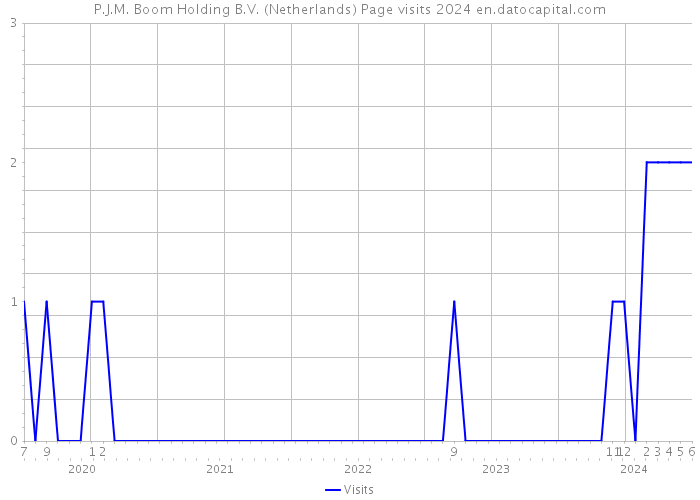P.J.M. Boom Holding B.V. (Netherlands) Page visits 2024 