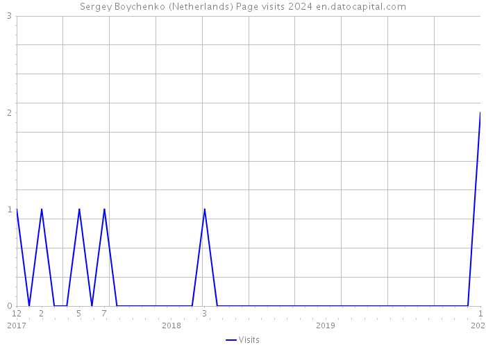 Sergey Boychenko (Netherlands) Page visits 2024 
