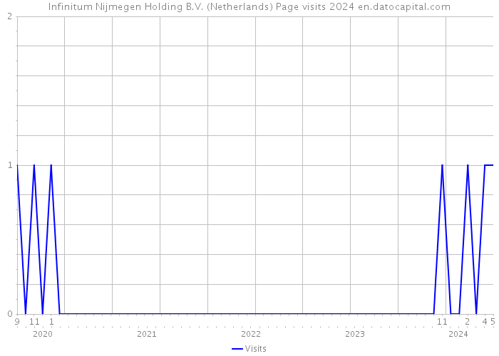 Infinitum Nijmegen Holding B.V. (Netherlands) Page visits 2024 