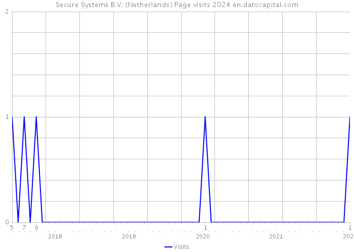Secure Systems B.V. (Netherlands) Page visits 2024 