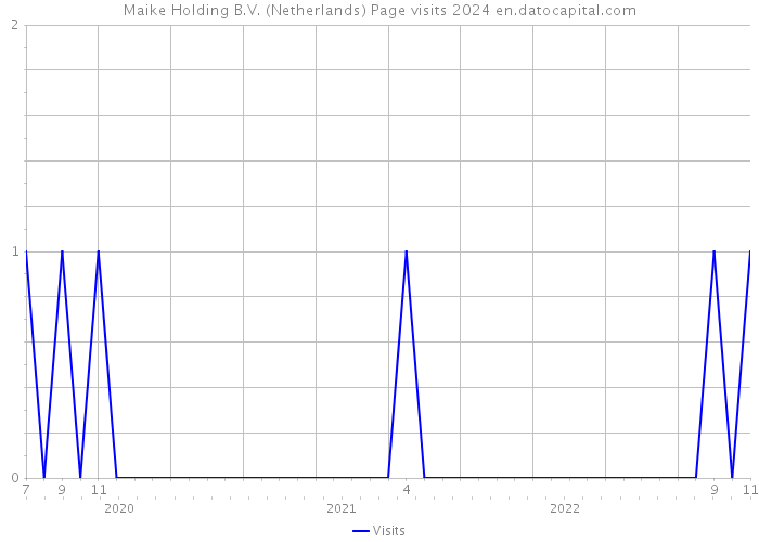 Maike Holding B.V. (Netherlands) Page visits 2024 