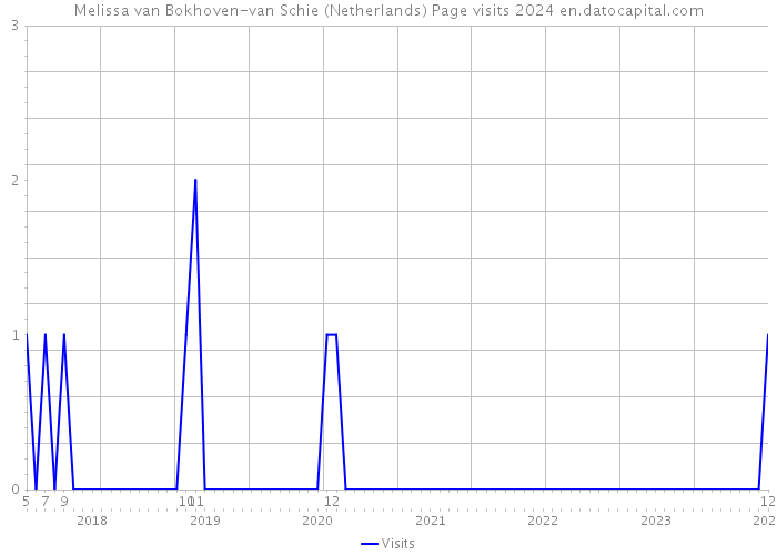 Melissa van Bokhoven-van Schie (Netherlands) Page visits 2024 