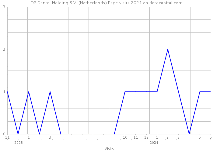 DP Dental Holding B.V. (Netherlands) Page visits 2024 