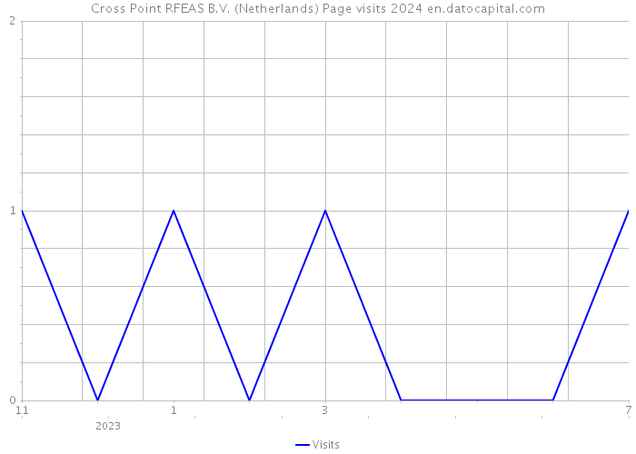 Cross Point RFEAS B.V. (Netherlands) Page visits 2024 