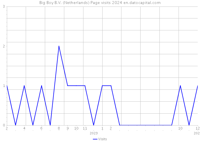 Big Boy B.V. (Netherlands) Page visits 2024 