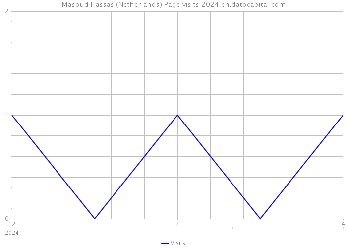 Masoud Hassas (Netherlands) Page visits 2024 