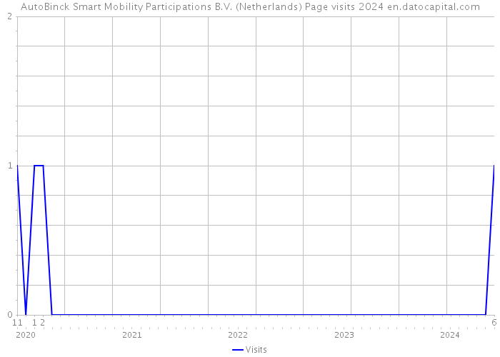 AutoBinck Smart Mobility Participations B.V. (Netherlands) Page visits 2024 