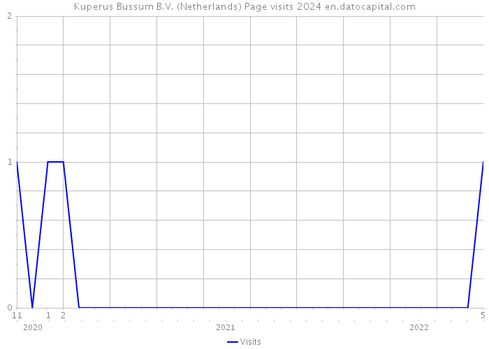 Kuperus Bussum B.V. (Netherlands) Page visits 2024 